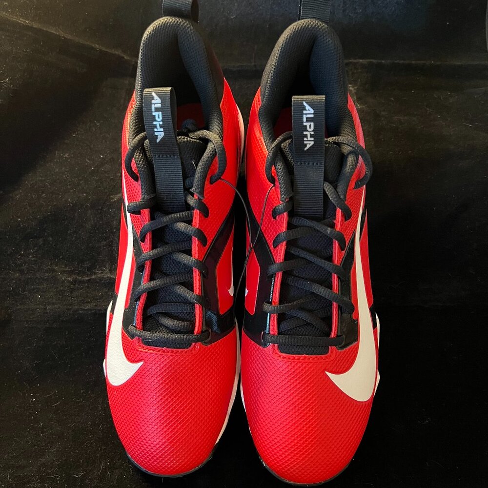Nike Alpha Menace 4 Shark Football Cleats NIB Size 10